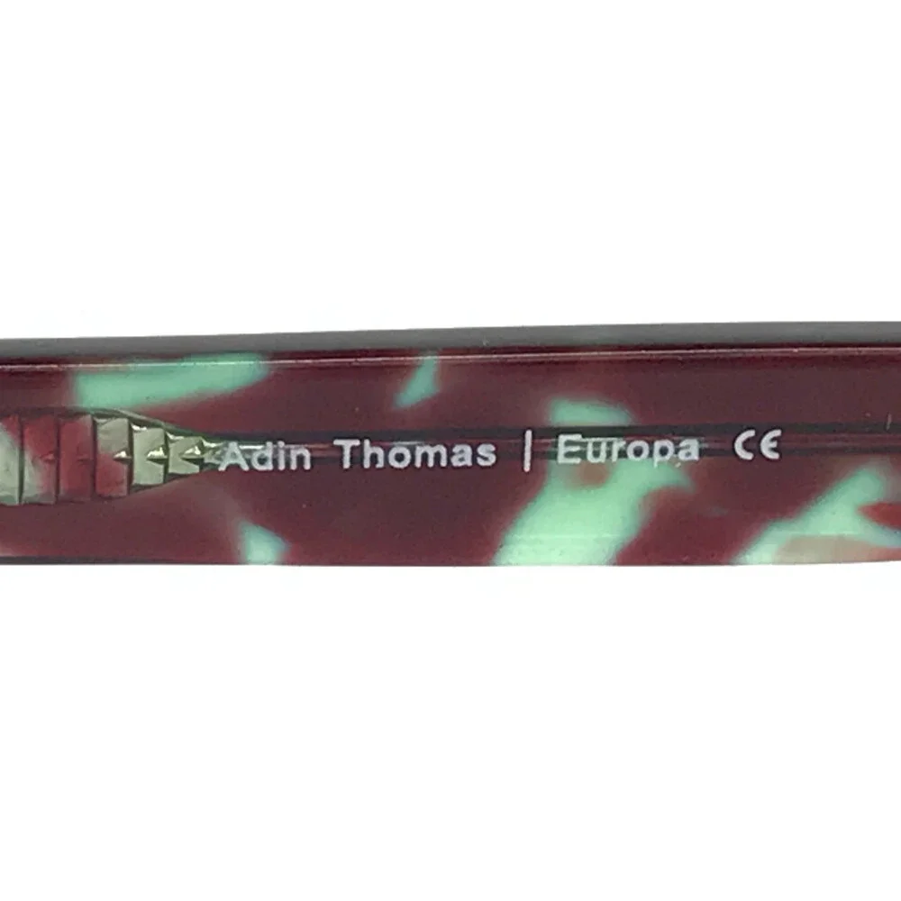 Adin Thomas Eyeglasses Frames AT-254 C2 Brown Green Tortoise Cat Eye 52-16-138